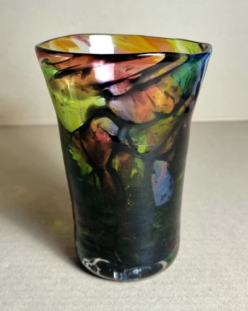 Multicolored Murano vase