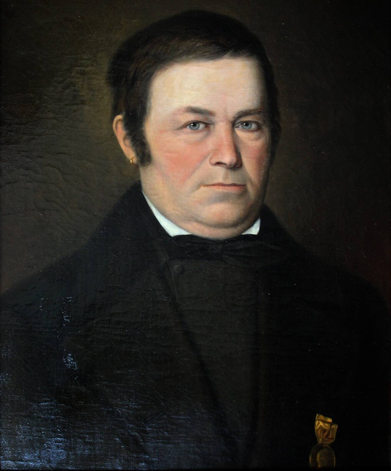 Portrait of an Elegant Gentleman -19th Century Oil Painting