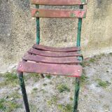 Iron garden chair
