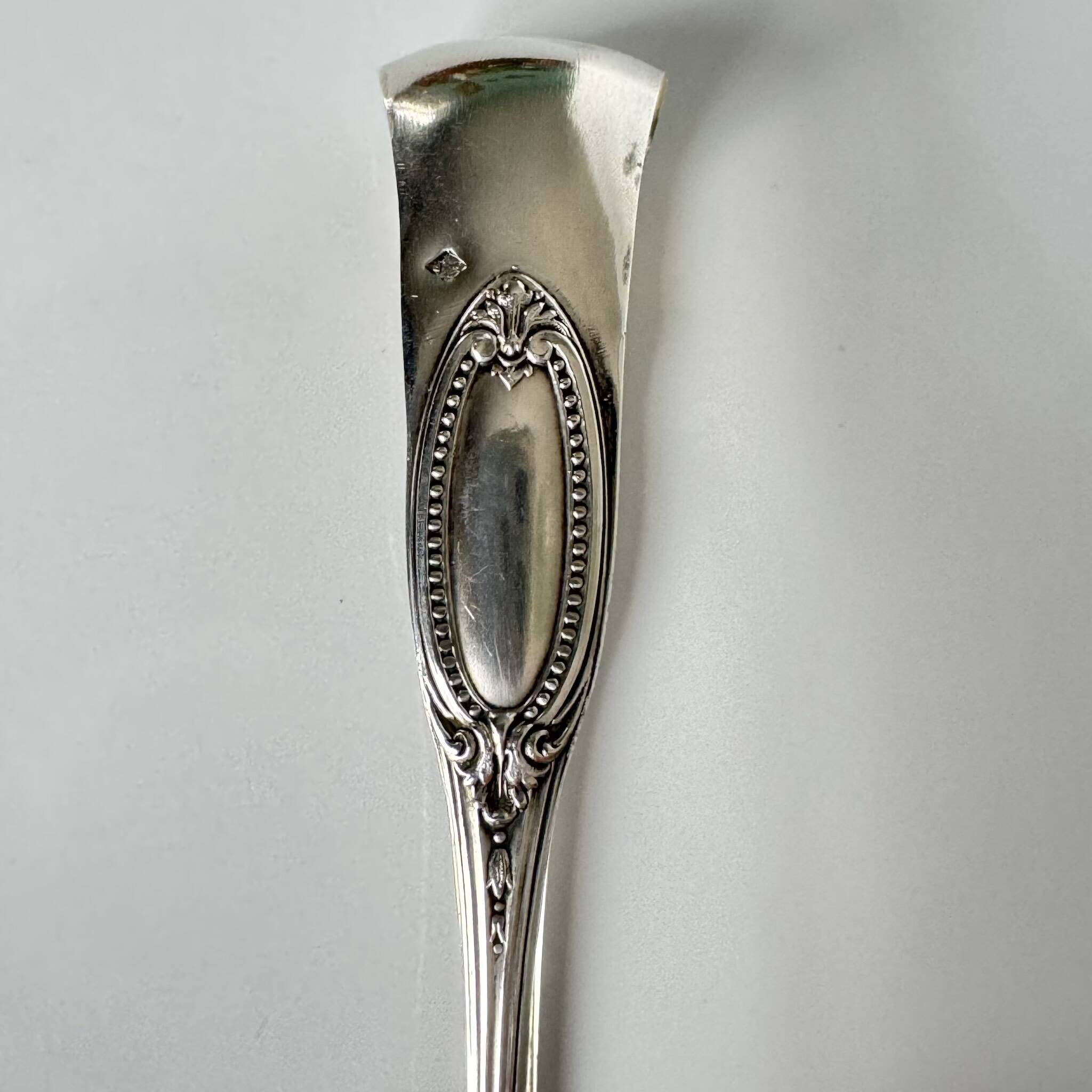 Silver Sugar Tongs | Pearl, Foliage & Bell Decor