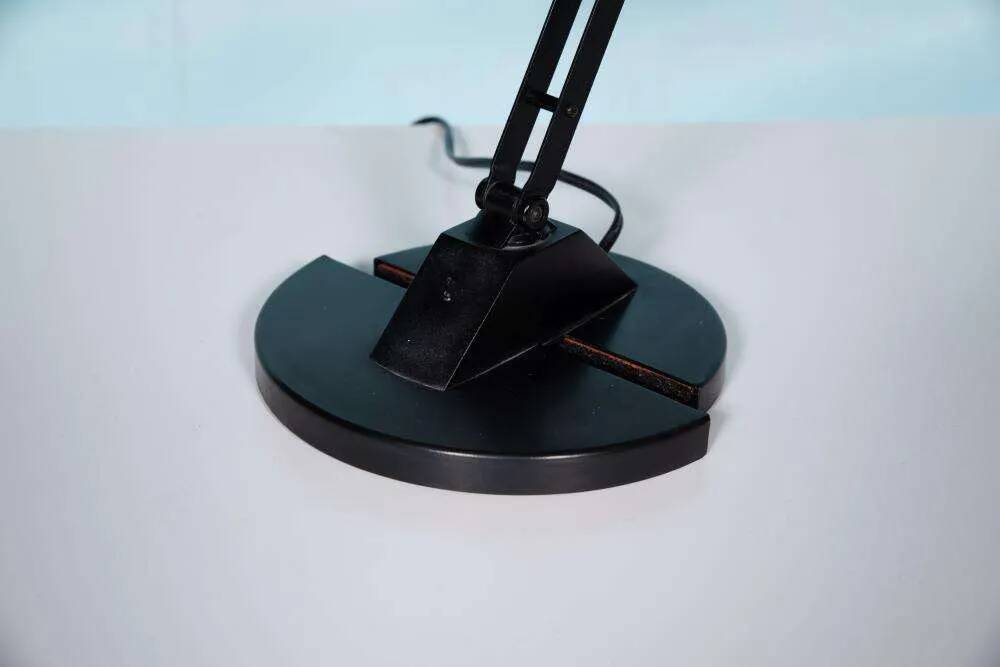 1980s Memphis desk lamp, space age vintage Ikea desk