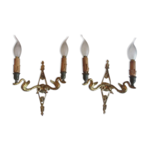 paire d'appliques empire