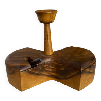 Salière et poivrière en bois d’Olivier