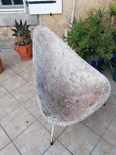 Fiberglass armchair, Merat edition 1950
