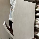 2 restored old bedside tables
