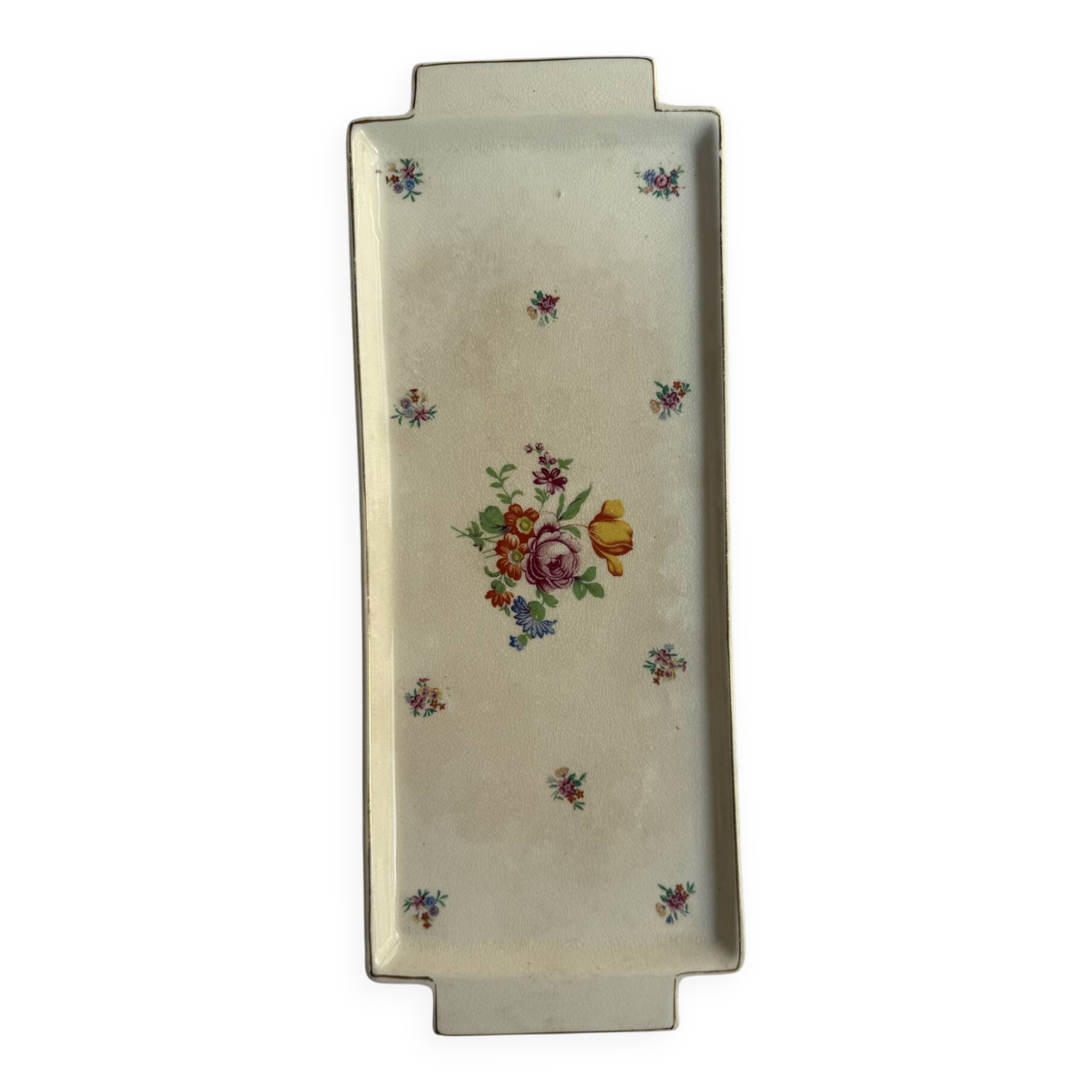 Floral plate C. A. C. Labrut&Cie - Grigny