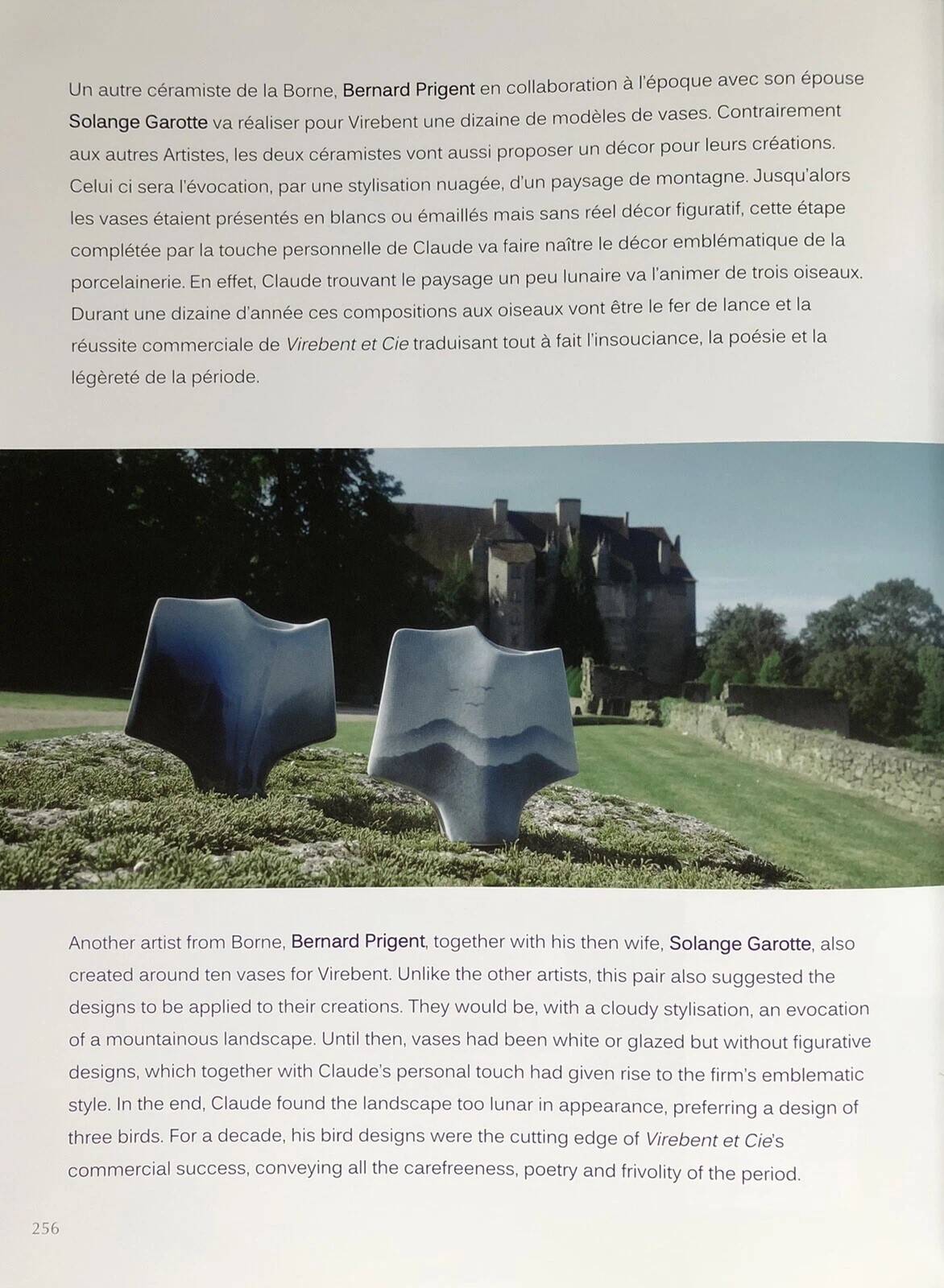 Sculptural vase by Solange Garotte and Bernard Prigent for Virebent, 1975