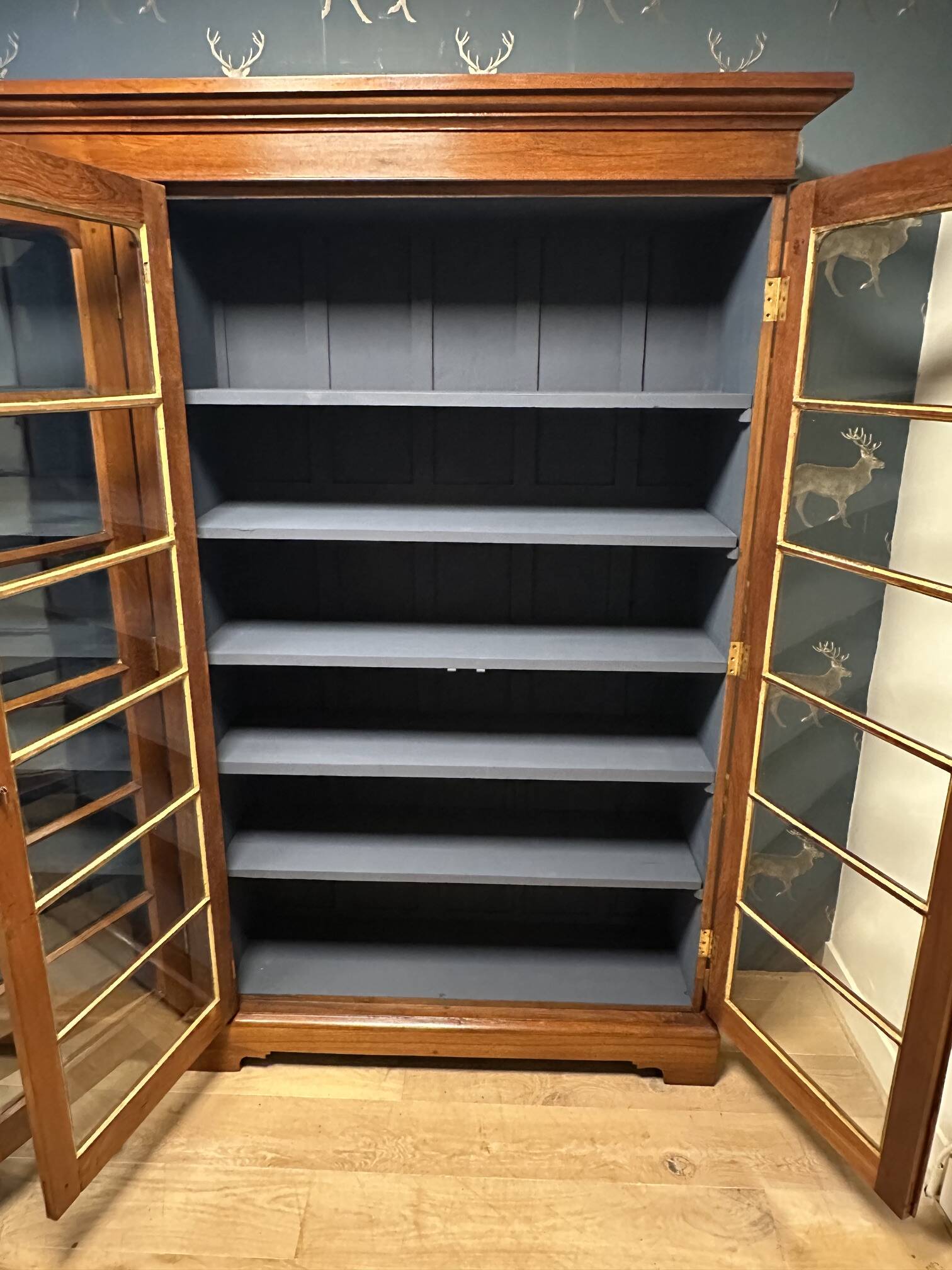 Large antique bookcase