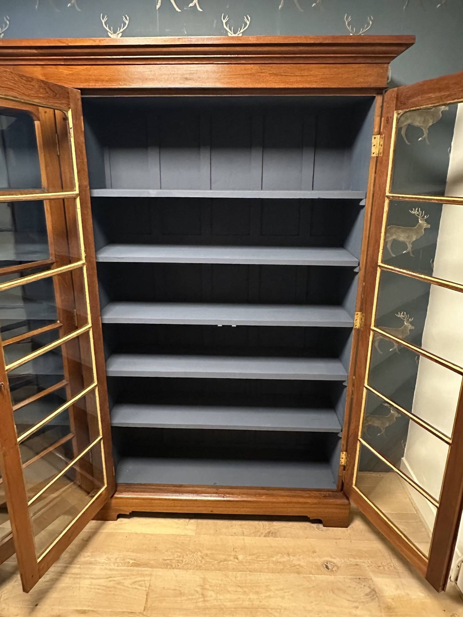 Large antique bookcase