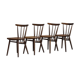 Lot de 4 chaises de Tatra Nabytok, Tchécoslovaquie, années 1960
