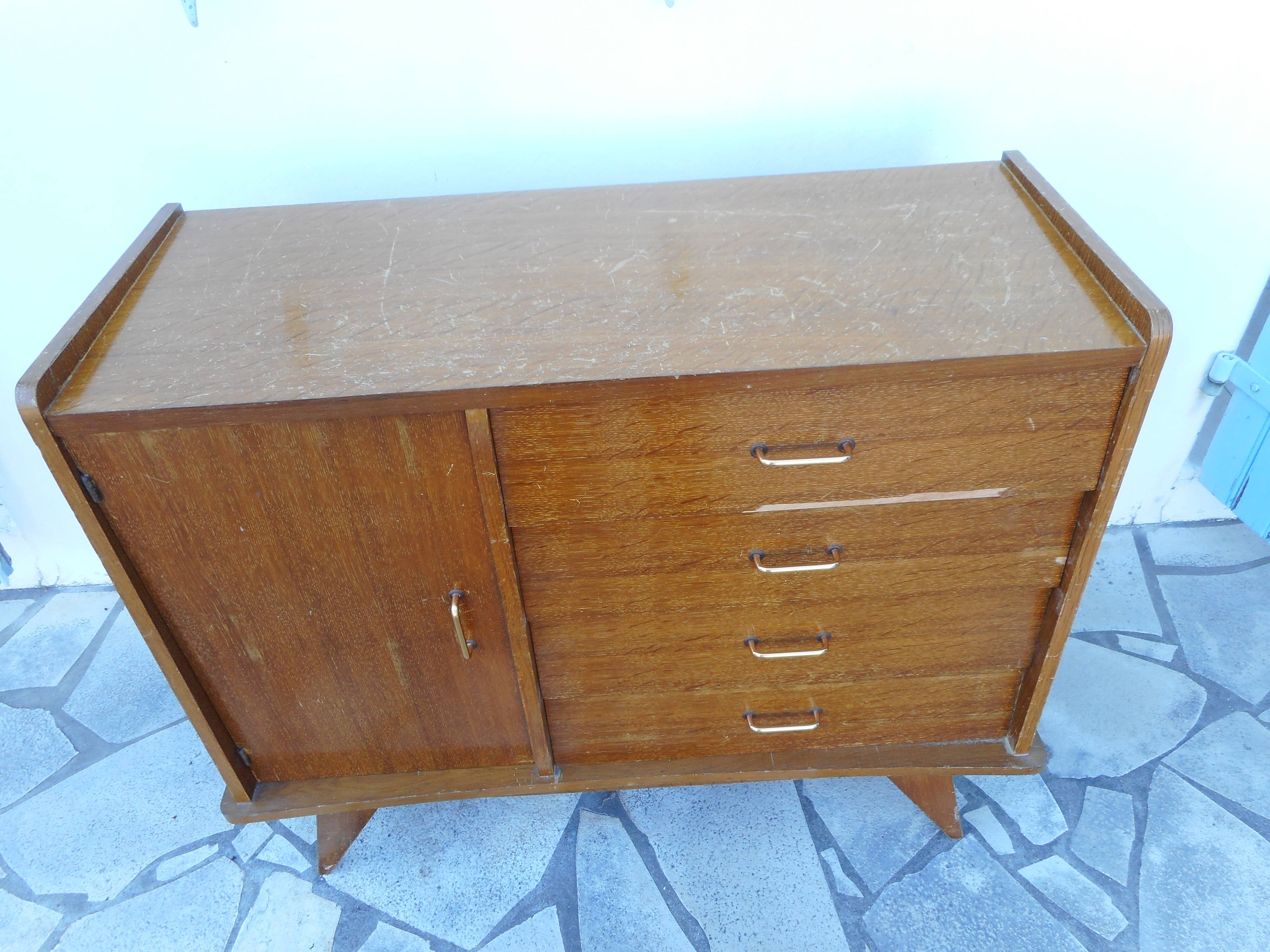 Chest of drawers 1port 4tiroirs