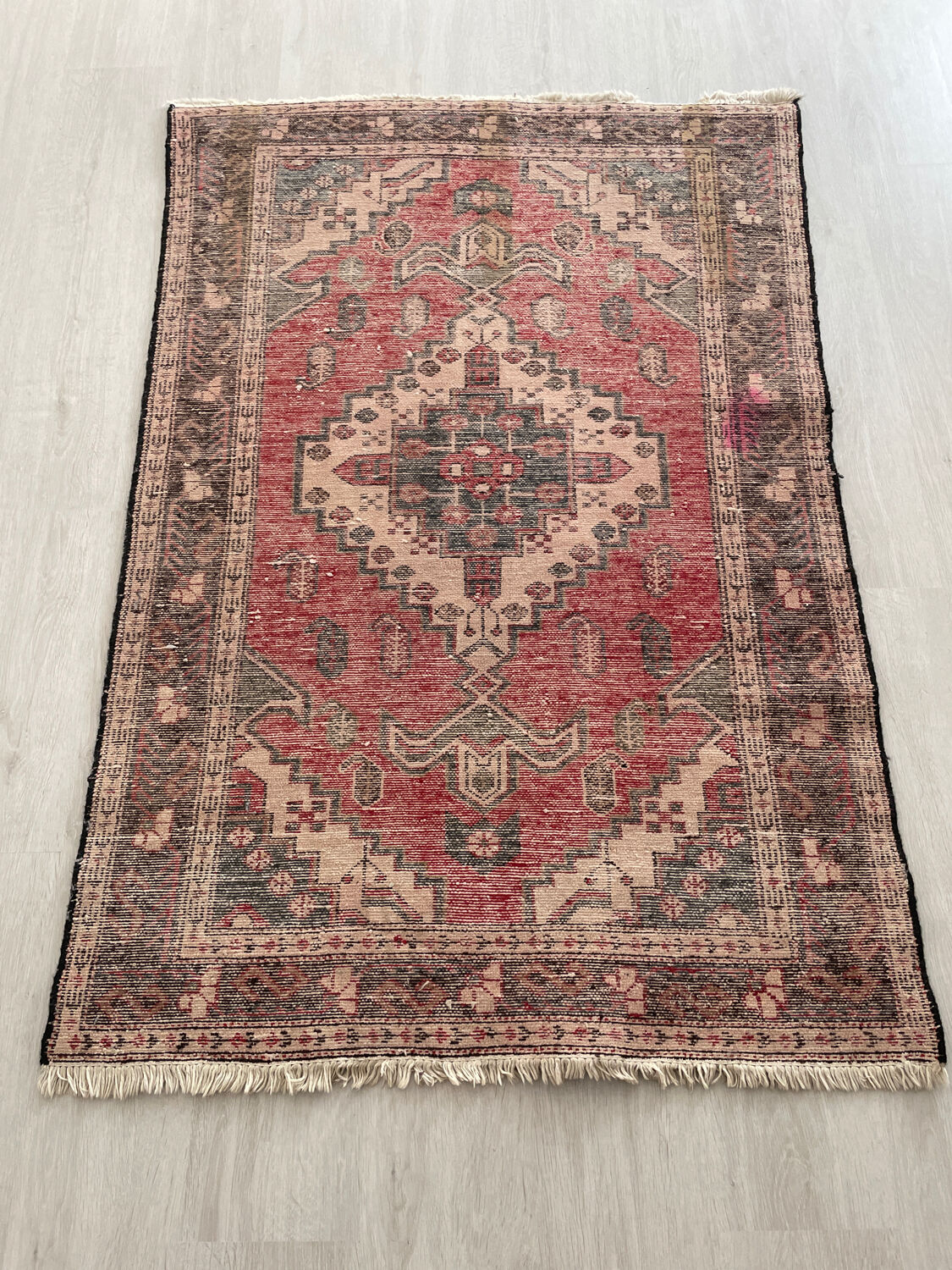 Ancient Persian Meshkin carpet