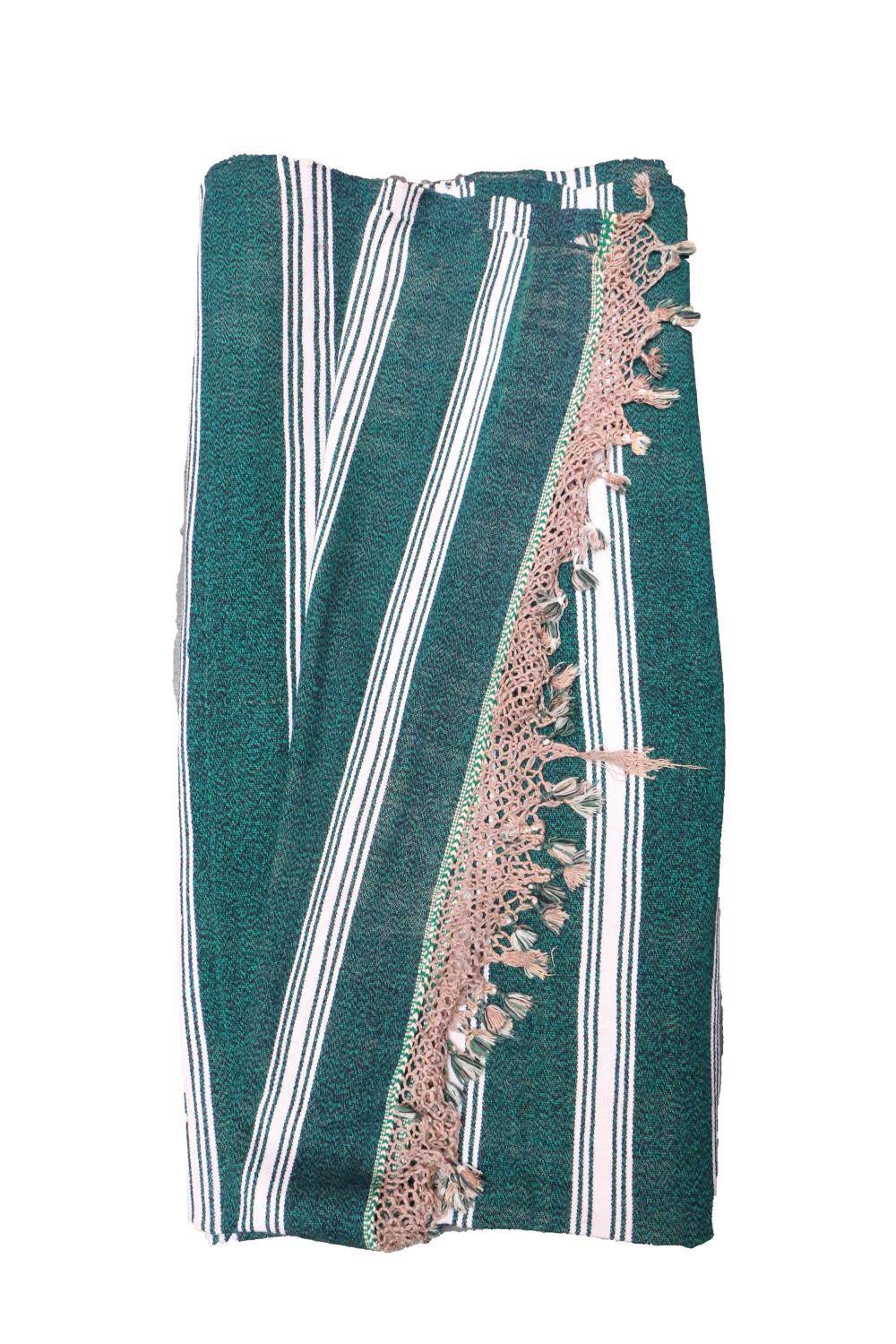 Berber haik striped blanket - 187 x 368 cm