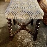 Pair of twisted foot stools