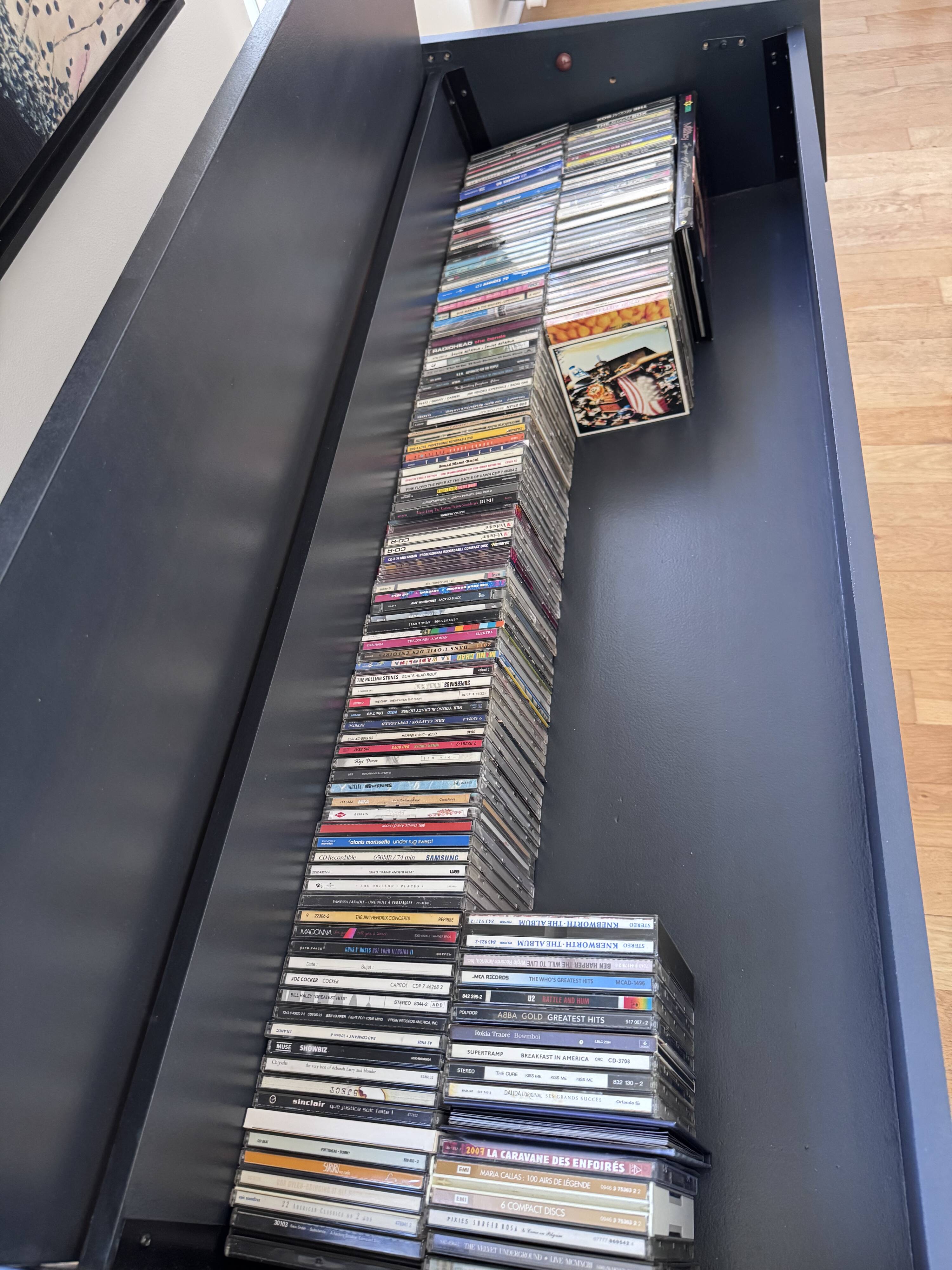 Restored knitting console table
