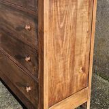 Antique solid wood chest of drawers – rustic charm, circa 1880–1920