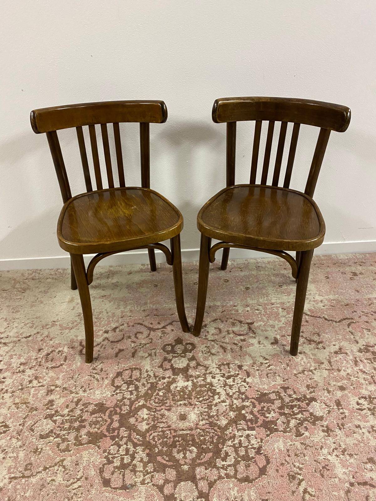 Pair of bistro chairs