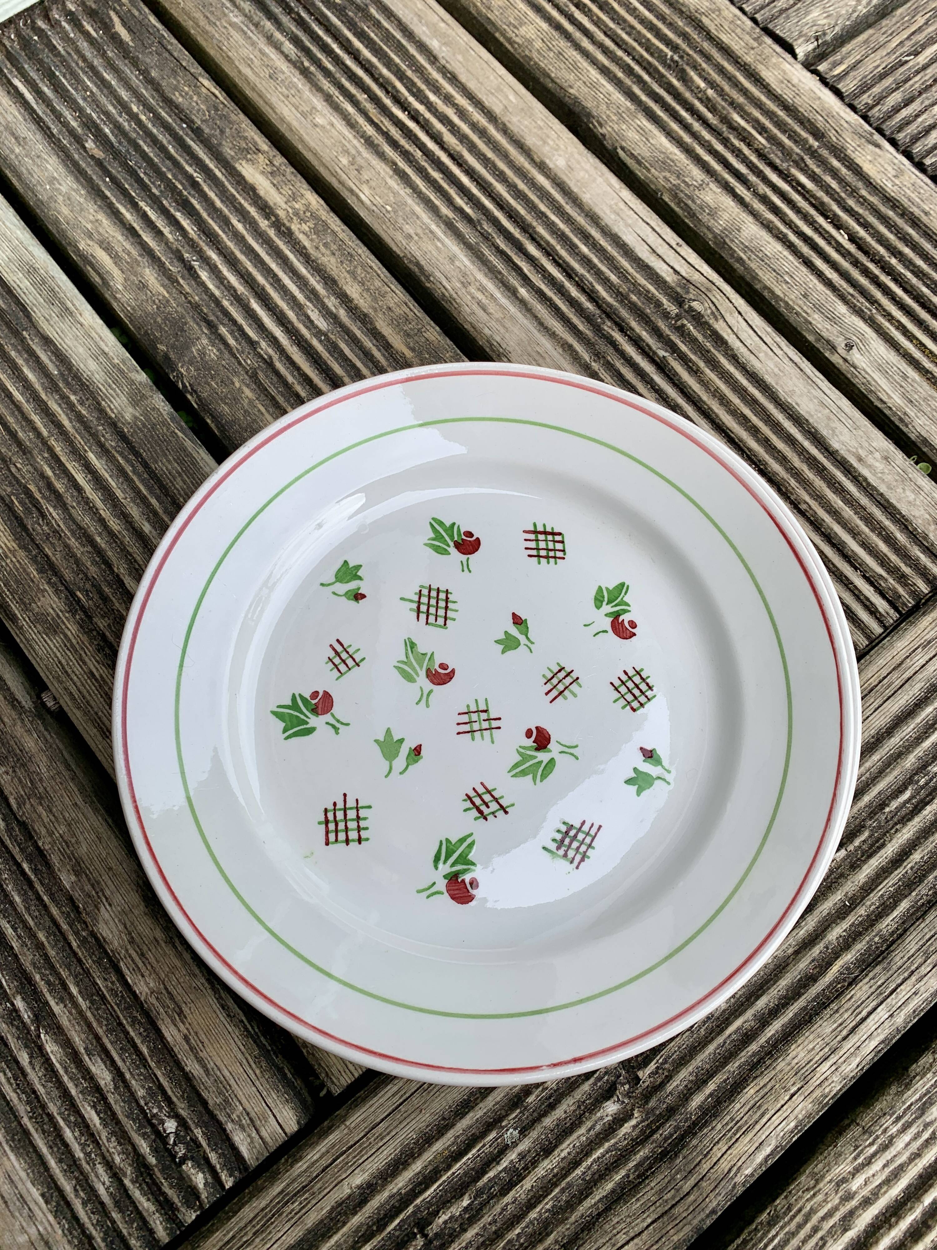 Vintage plates from Lunéville