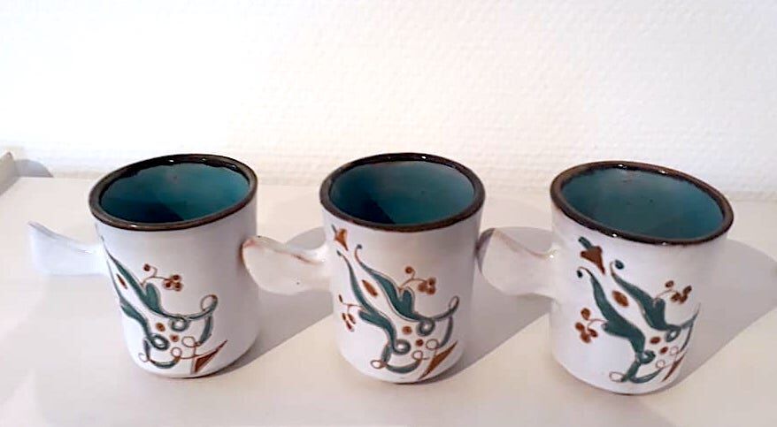 Moroccan portery tea service