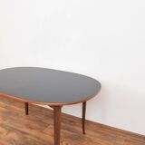 Mid-Century Swedish Teak Table Model „Ovalen” by Carlm Malmsten for Mobel Komponerad AV, 1950s.