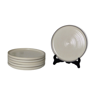 6 assiettes à dessert Franco Pozzi
