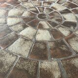 Ceramic coffee table vintage design 60s