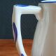 Vintage Ceramic Jug Hand-Painted, Flower Vase