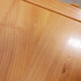 Vintage elm dining table by Maison Regain