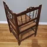 Corner chair canus Louis XV style