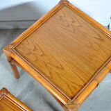 Rattan trundle table 1980