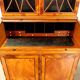 Victorian antique trumeau, various woods, England 19th century.