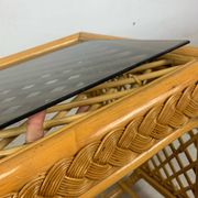 Rattan coffee table