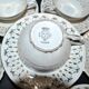 CNP set of 11 porcelain coffee cups from the National Porcelain Company Berry.