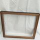 Empty frame in black wood and vintage wood dimension: 56x46.5cm total size 63x53.5cm-