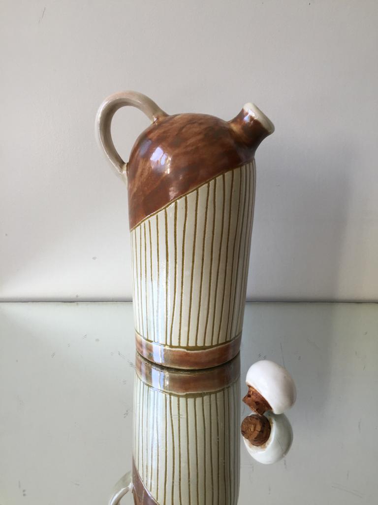 Danish Glazed Stoneware 1950’s Décanter