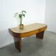 Vrijstaand Art Deco bureau met licht blad en lades