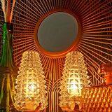 Vintage laying lamp