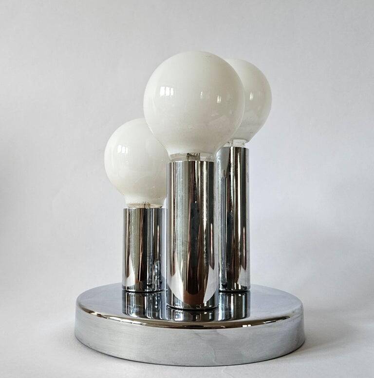 Mid-Century Modern Wall or Ceiling Lamp, Flush Mount, Sölken Leuchten, 1970