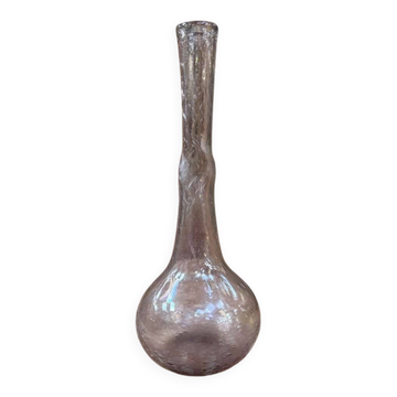 Single flower vase in blown glass BIOT