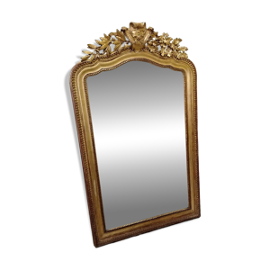 Miroir ancien doré Napoléon