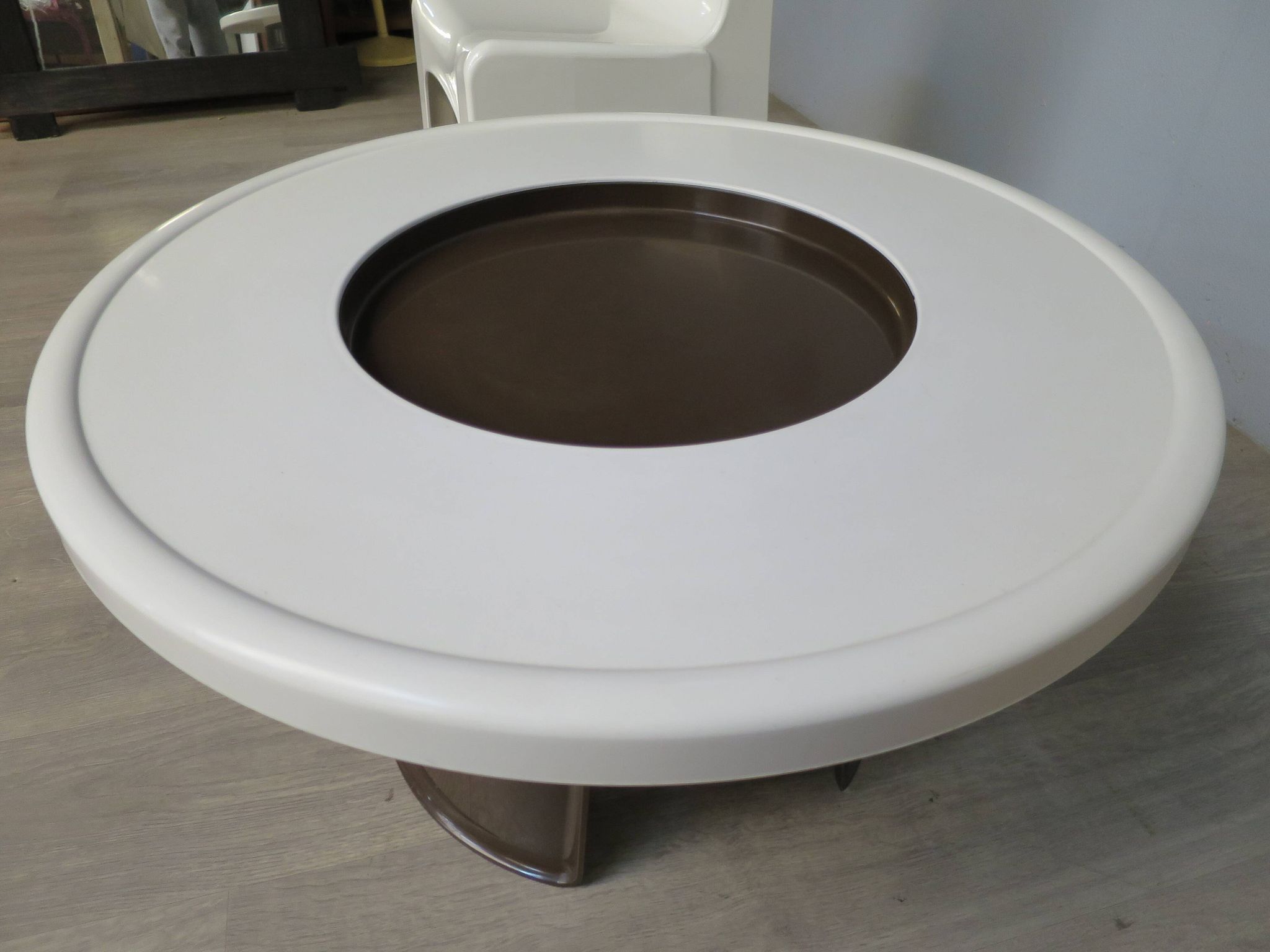 Table et chaise vintage Gilac années 70
