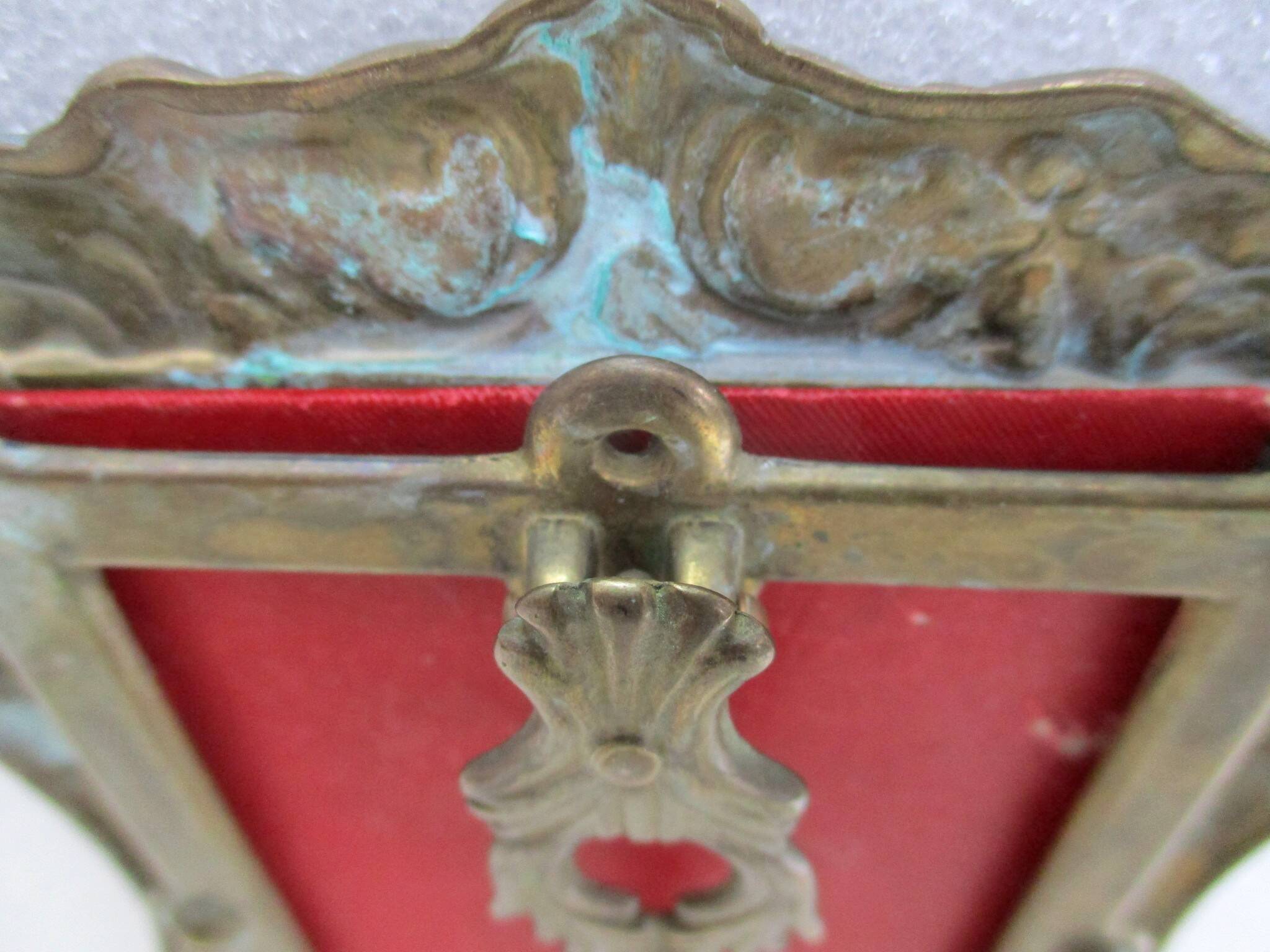 Vintage brass/bronze frame for 75 x 120 mm subject