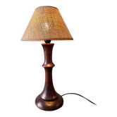 Lampe à poser en bois massif