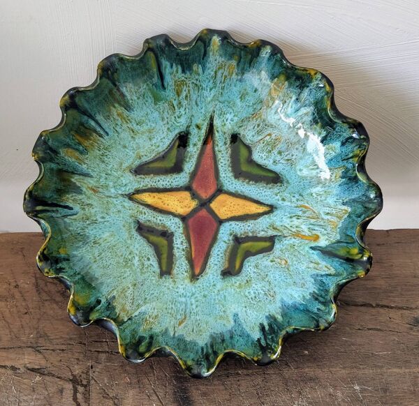 Coupe plat Yvon Roy Vallauris