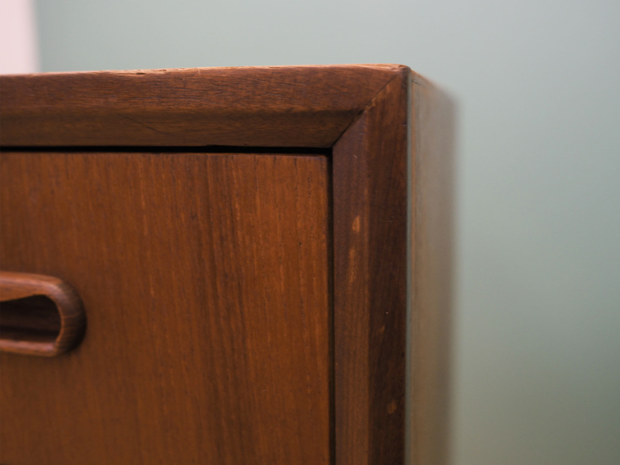Teak chest of drawers, danish design, 1970s, made in denmark