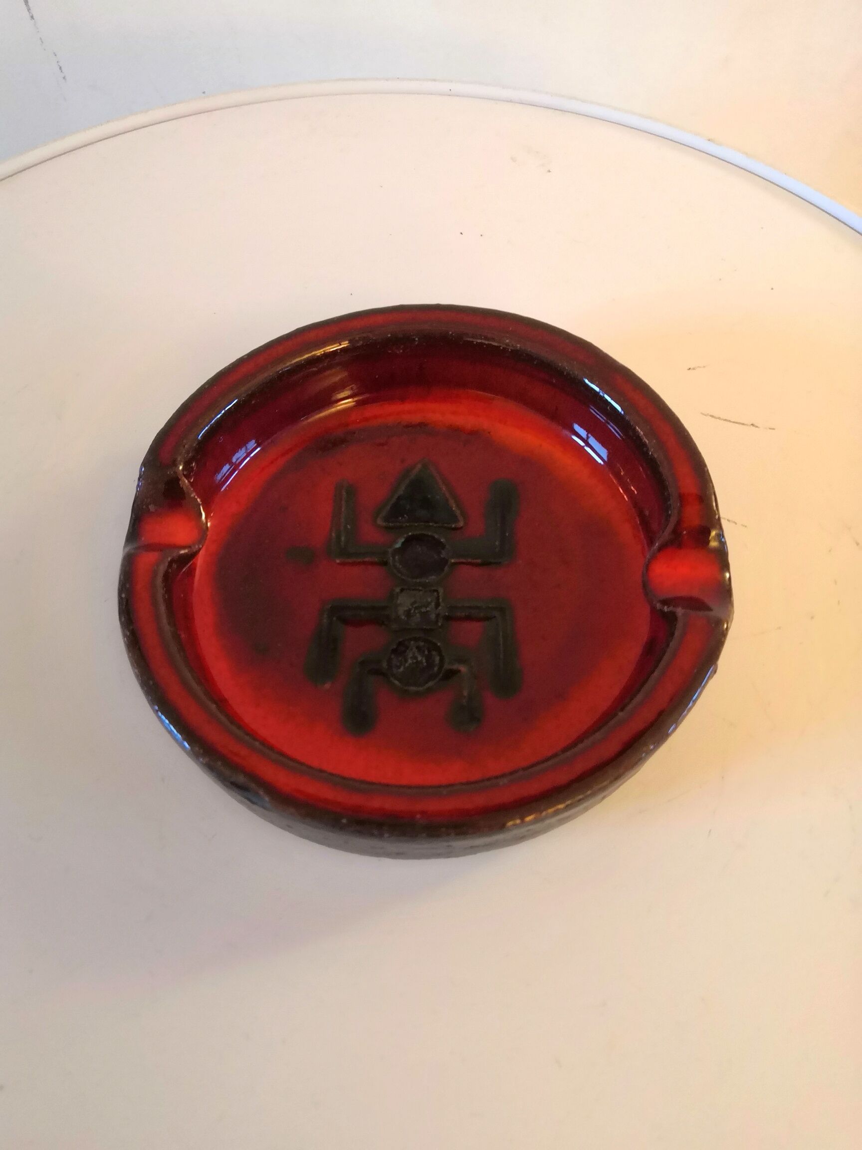 Vintage ceramics signed Erta Belgium 70s
