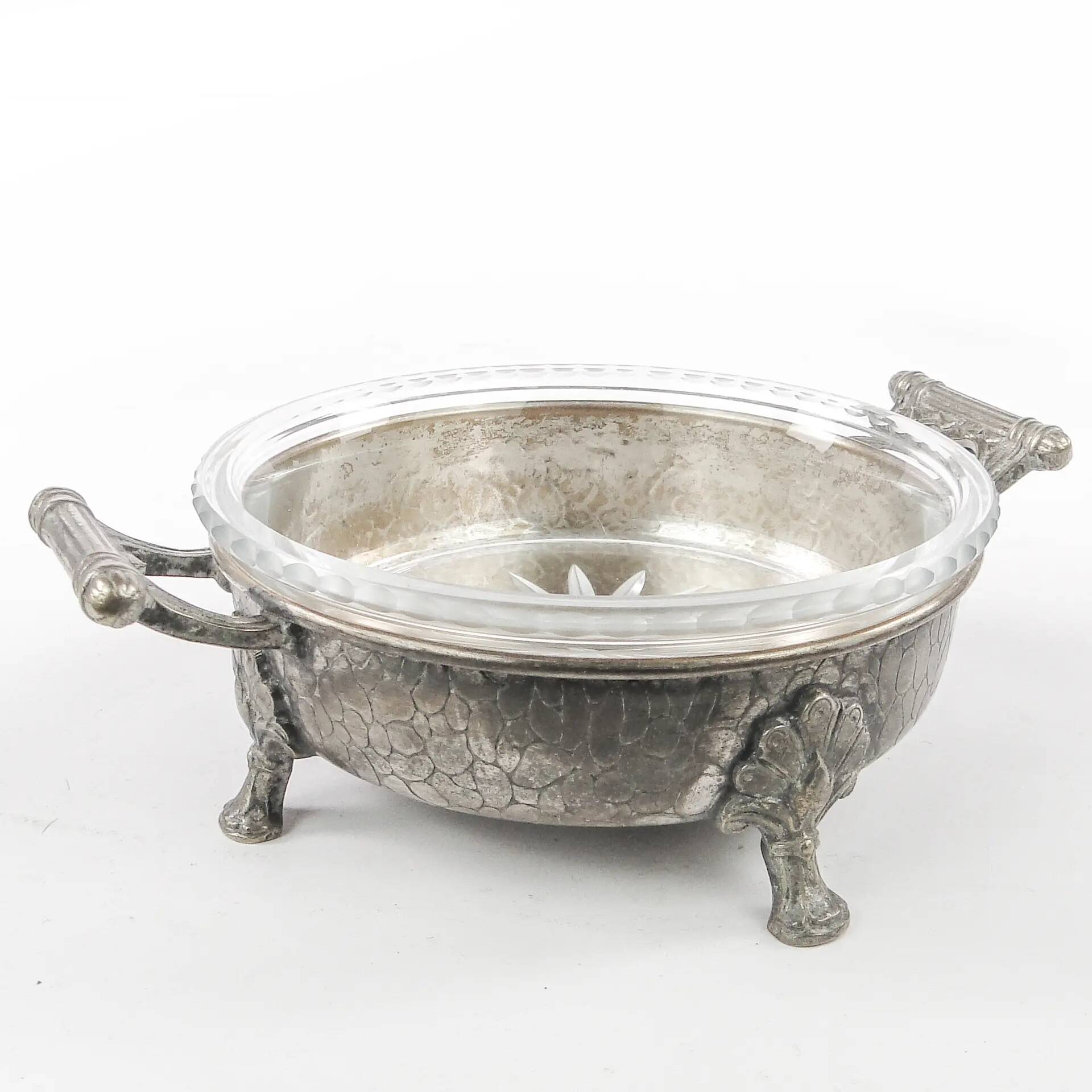 Eclectic fruit bowl, silver-plated brass, WMF, Germany, 19th century