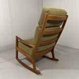 Ole Wanscher high back rocking chair Senator 1960’s