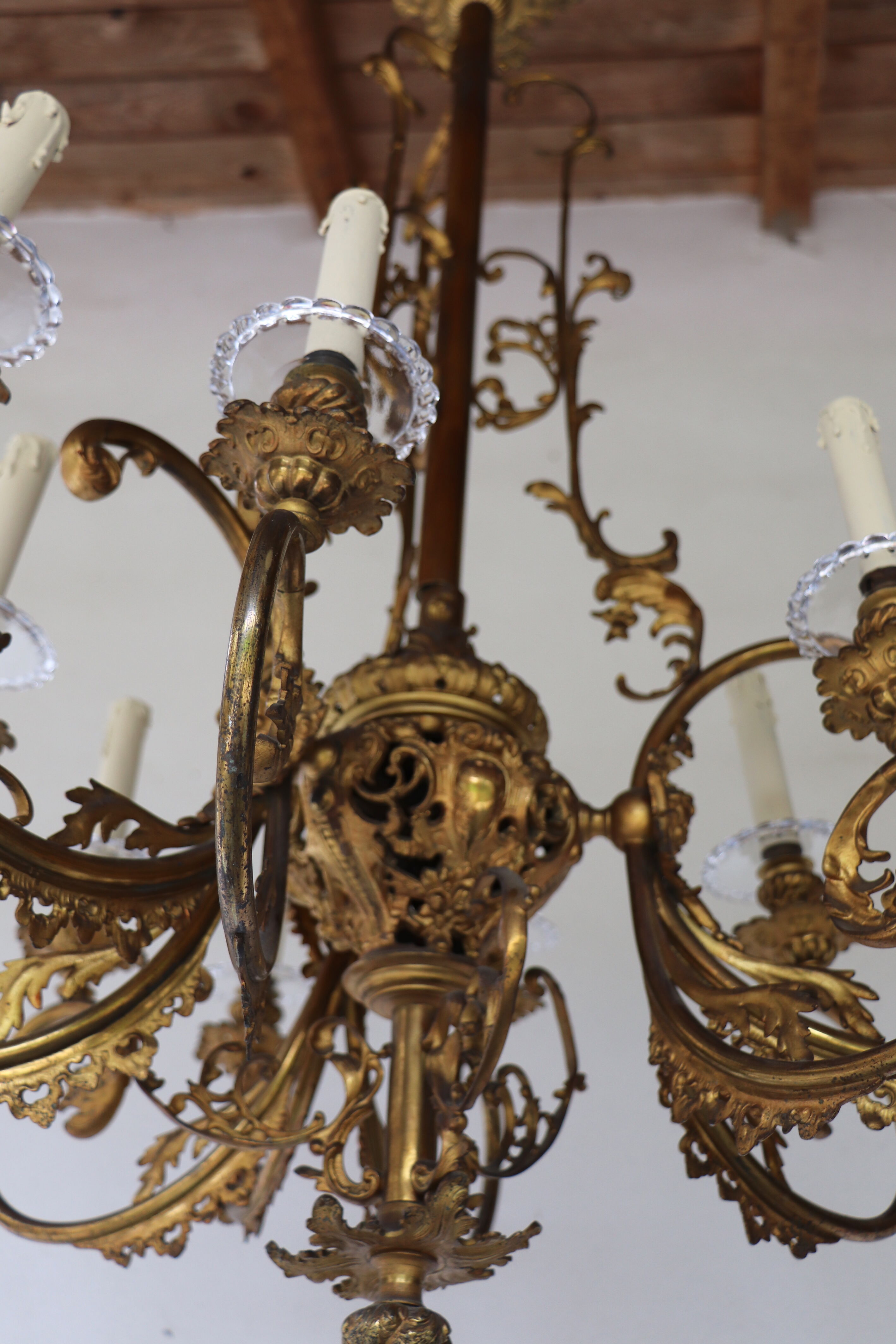 Golden bronze lustre XlX angelots