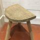 Wooden tripod stool